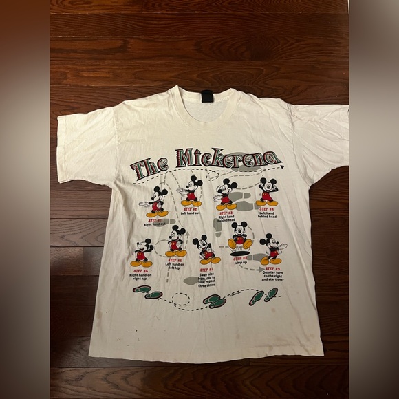Disney Tops - Vintage Y2K 90s Rare Mickey Unlimited Graphic T-Shirt Size XL